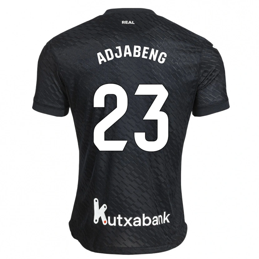Danxen Herren Andrews Adjabeng #23 Schwarz Weiß Auswärtstrikot Trikot 2026/27 T-Shirt