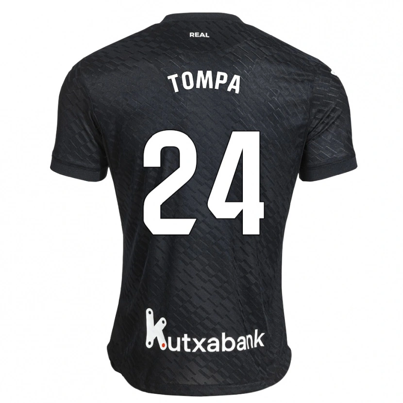 Danxen Herren Ákos Tompa #24 Schwarz Weiß Auswärtstrikot Trikot 2026/27 T-Shirt