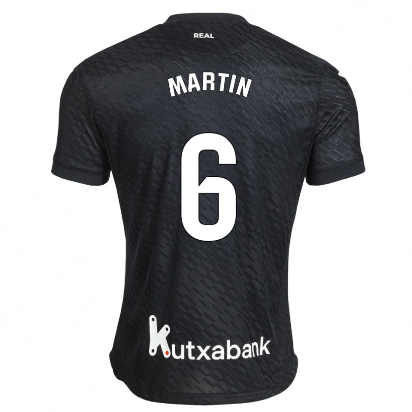 Danxen Herren Jon Martín #6 Schwarz Weiß Auswärtstrikot Trikot 2026/27 T-Shirt