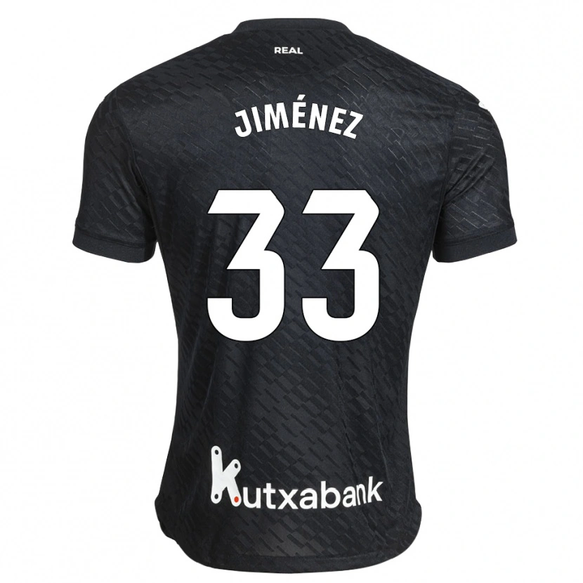 Danxen Herren Javier Jiménez #33 Schwarz Weiß Auswärtstrikot Trikot 2026/27 T-Shirt