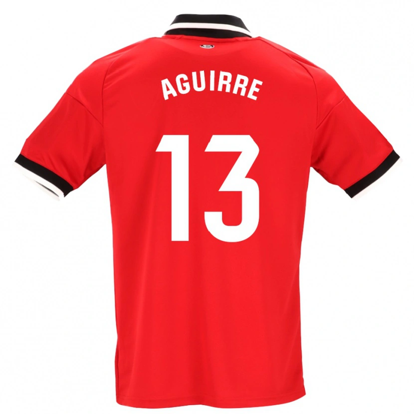 Danxen Herren Yolanda Aguirre #13 Schwarz Weiß Rot Auswärtstrikot Trikot 2026/27 T-Shirt