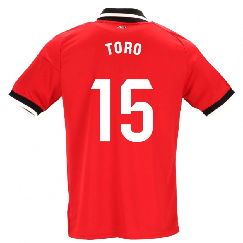 Danxen Herren Juanan Toro #15 Schwarz Weiß Rot Auswärtstrikot Trikot 2026/27 T-Shirt