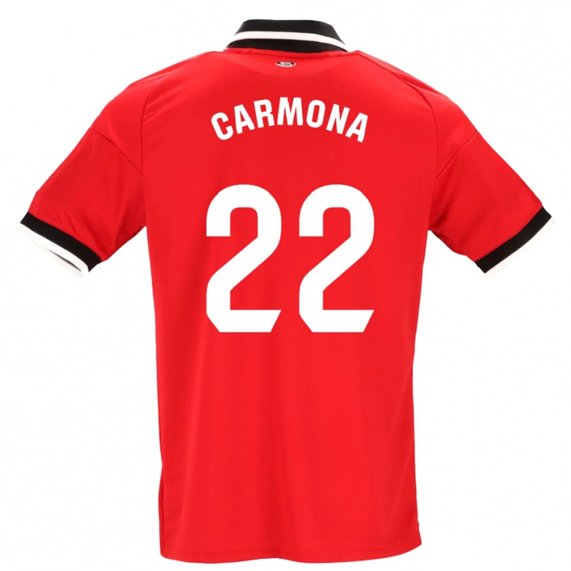 Danxen Herren José Ángel Carmona #22 Schwarz Weiß Rot Auswärtstrikot Trikot 2026/27 T-Shirt