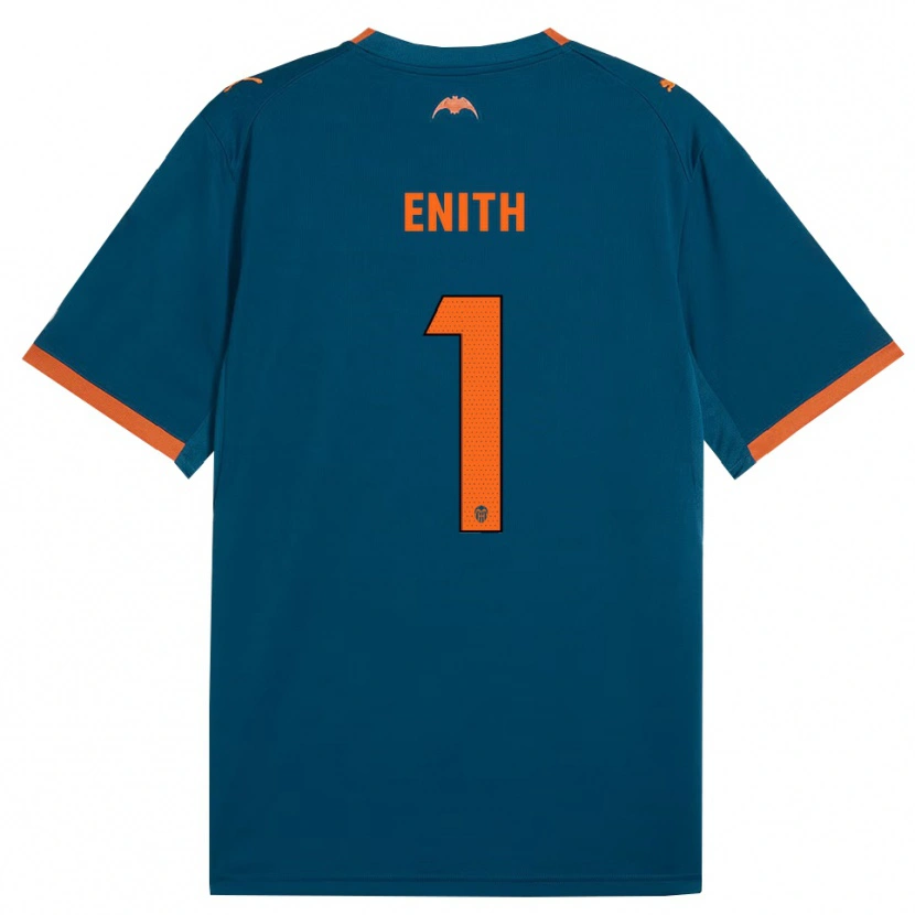 Danxen Herren Enith #1 Stahlblau Orange Auswärtstrikot Trikot 2026/27 T-Shirt
