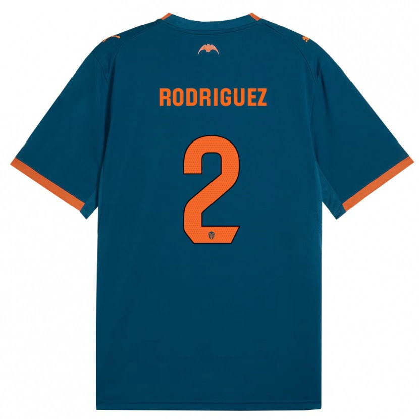 Danxen Herren Guido Rodríguez #2 Stahlblau Orange Auswärtstrikot Trikot 2026/27 T-Shirt