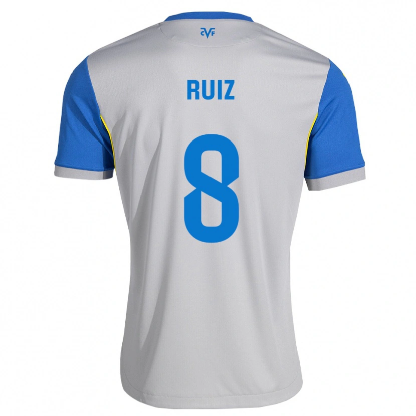 Danxen Herren Adri Ruiz #8 Dodgerblau Grau Auswärtstrikot Trikot 2026/27 T-Shirt