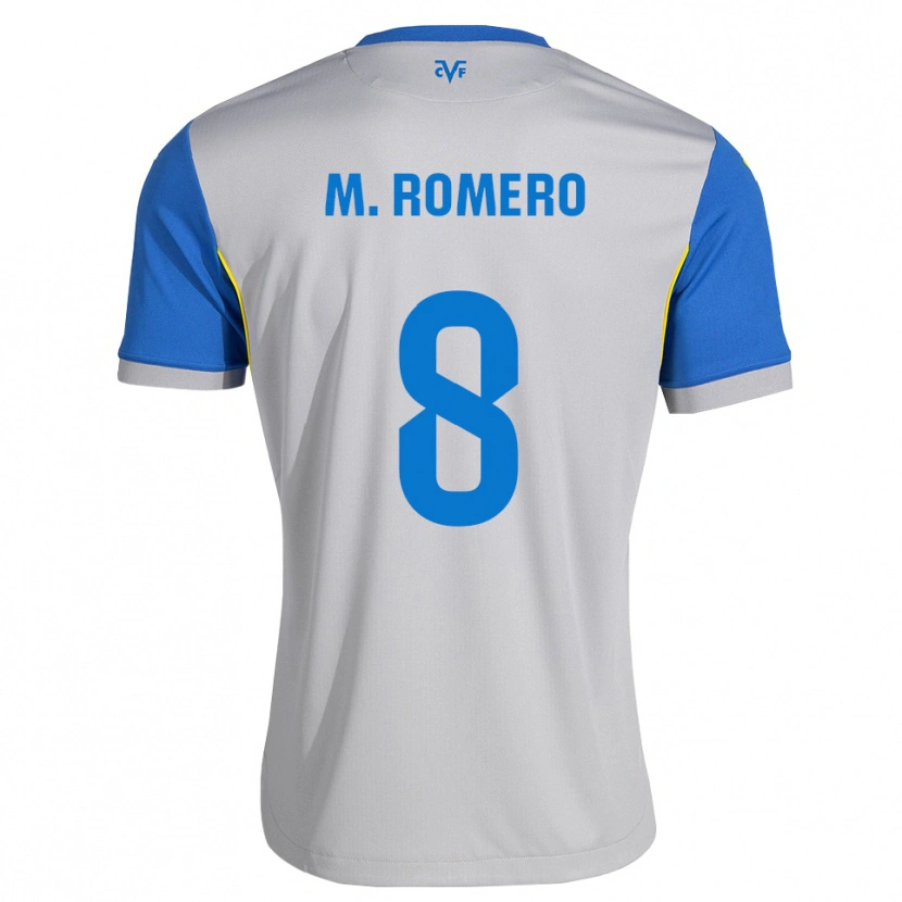 Danxen Herren María Romero #8 Dodgerblau Grau Auswärtstrikot Trikot 2026/27 T-Shirt