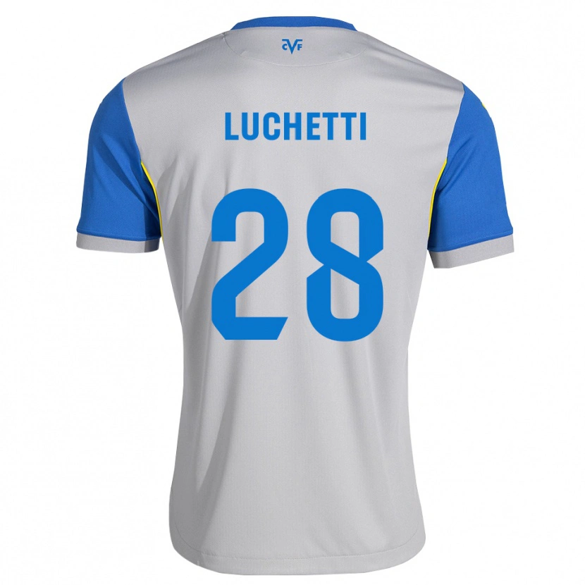Danxen Herren Danilo Luchetti #28 Dodgerblau Grau Auswärtstrikot Trikot 2026/27 T-Shirt