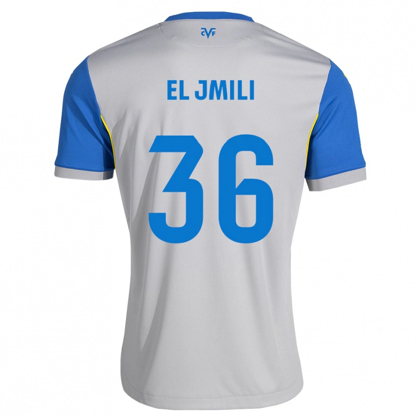 Danxen Herren Nizar El Jmili #36 Dodgerblau Grau Auswärtstrikot Trikot 2026/27 T-Shirt