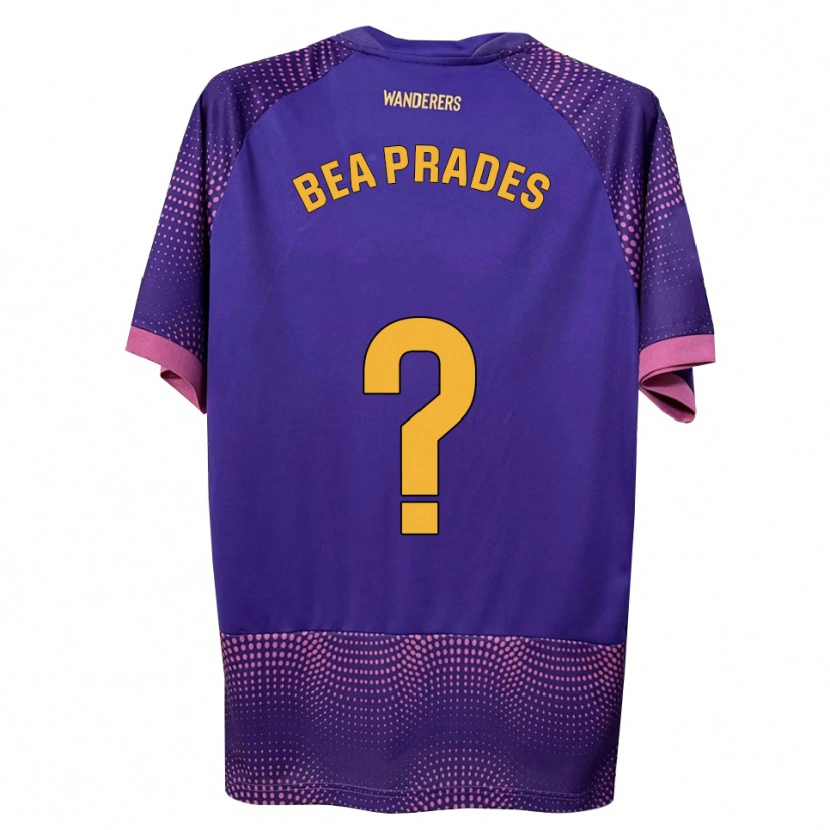 Danxen Herren Beatriz Prades Insa #0 Lila Weiß Rosa Auswärtstrikot Trikot 2026/27 T-Shirt