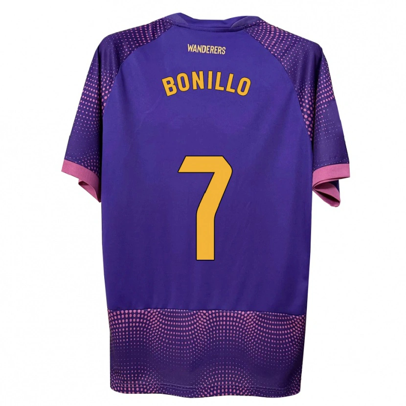 Danxen Herren Haizam Bonillo #7 Lila Weiß Rosa Auswärtstrikot Trikot 2026/27 T-Shirt