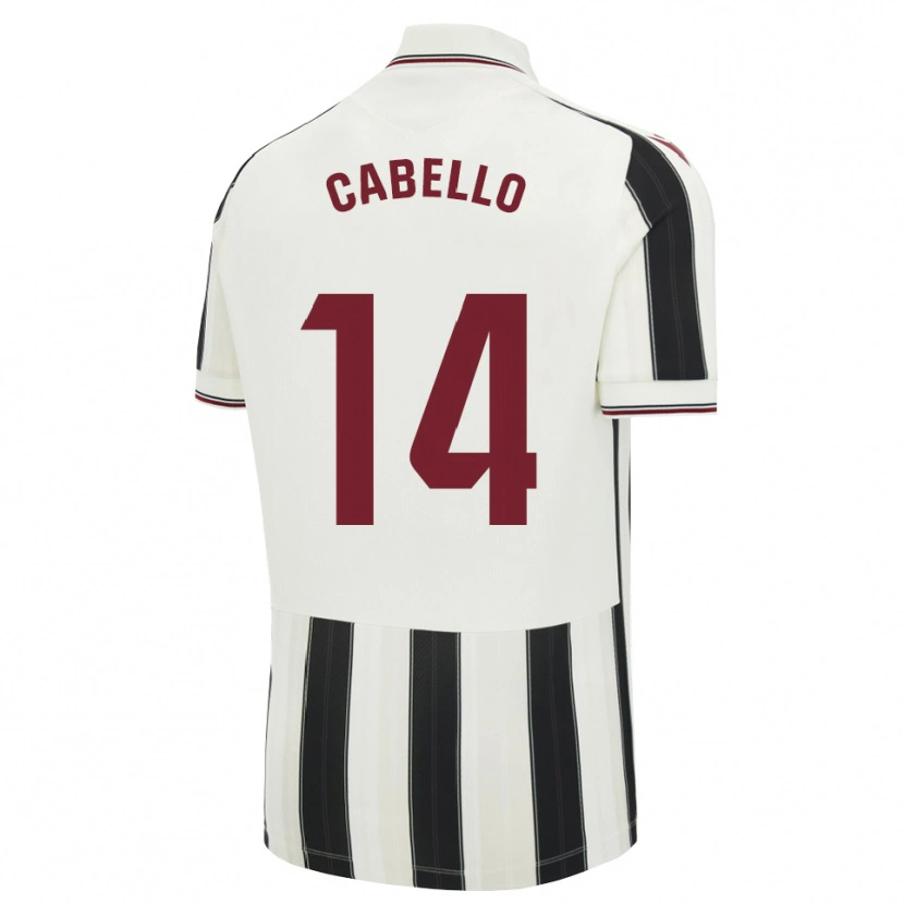 Danxen Herren Jorge Cabello #14 Schwarz Weiß Rot Auswärtstrikot Trikot 2026/27 T-Shirt