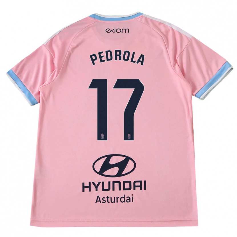 Danxen Herren Estanis Pedrola #17 Kornblumenblau Rosa Auswärtstrikot Trikot 2026/27 T-Shirt