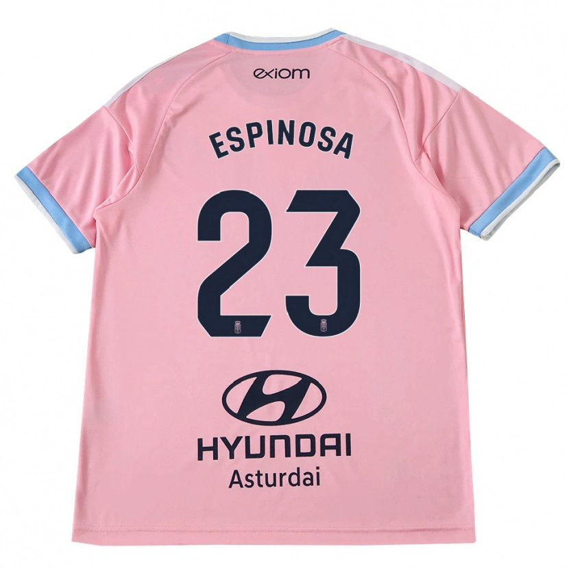 Danxen Herren Diego Espinosa #23 Kornblumenblau Rosa Auswärtstrikot Trikot 2026/27 T-Shirt