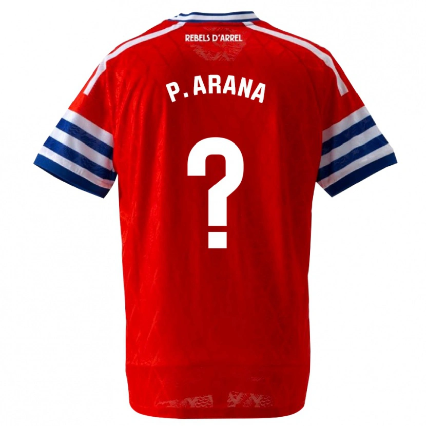 Danxen Herren Paula Arana Montes #0 Königsblau Rot Auswärtstrikot Trikot 2026/27 T-Shirt