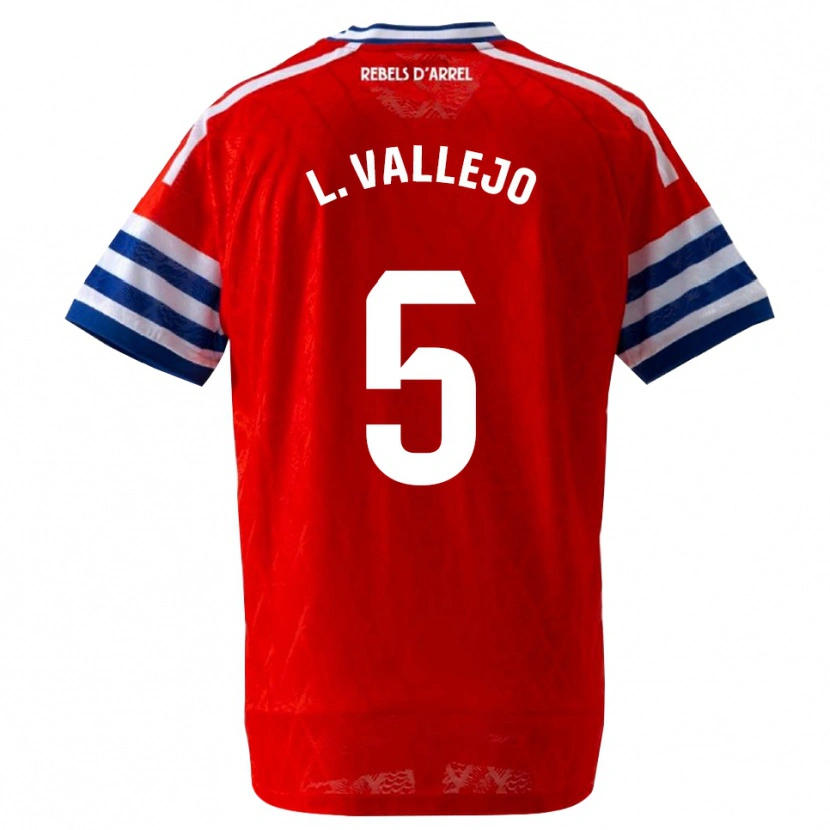 Danxen Herren Lucía Vallejo Blázquez #5 Königsblau Rot Auswärtstrikot Trikot 2026/27 T-Shirt