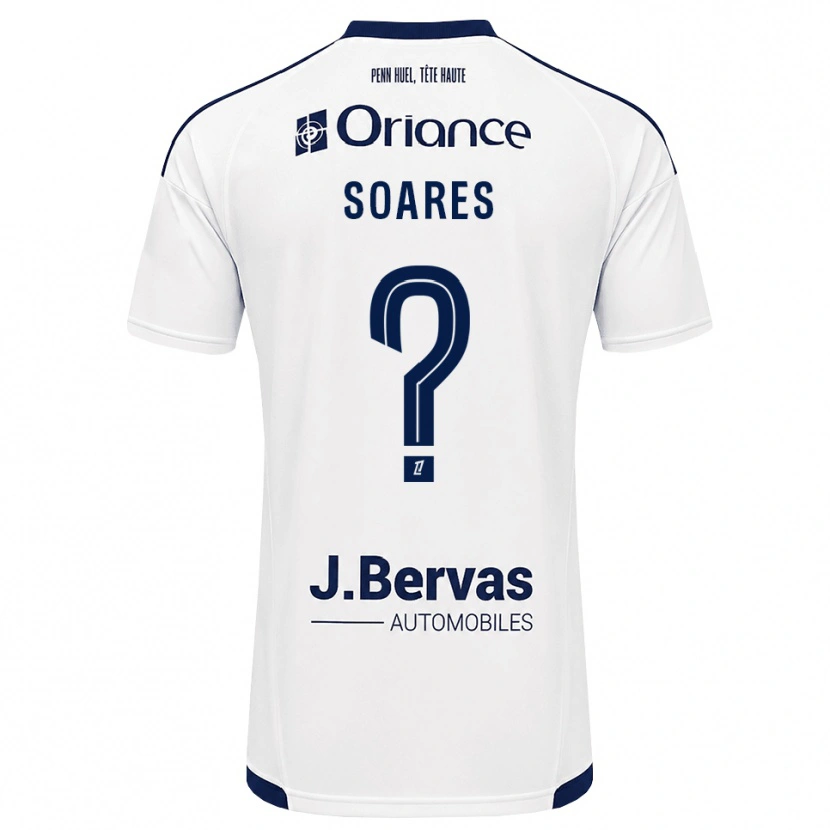 Danxen Herren Louane Das Neves Soares #0 Marineweiß Auswärtstrikot Trikot 2026/27 T-Shirt