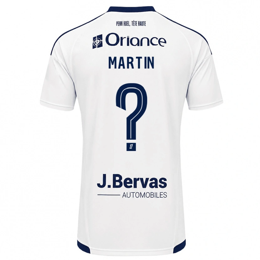Danxen Herren Clara Martin #0 Marineweiß Auswärtstrikot Trikot 2026/27 T-Shirt