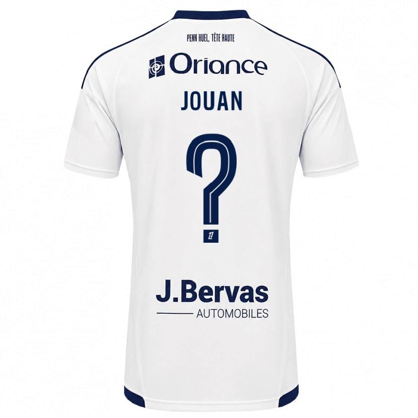 Danxen Herren Léonie Jouan #0 Marineweiß Auswärtstrikot Trikot 2026/27 T-Shirt
