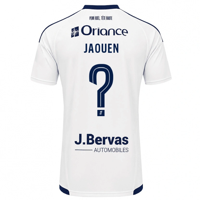 Danxen Herren Léane Jaouen #0 Marineweiß Auswärtstrikot Trikot 2026/27 T-Shirt