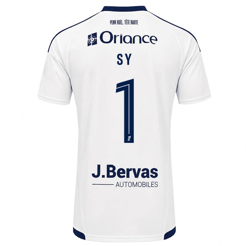 Danxen Herren Seydou Sy #1 Marineweiß Auswärtstrikot Trikot 2026/27 T-Shirt
