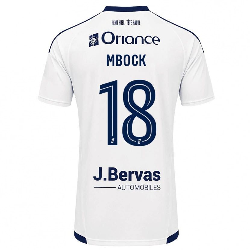 Danxen Herren Hianga'a Mbock #18 Marineweiß Auswärtstrikot Trikot 2026/27 T-Shirt