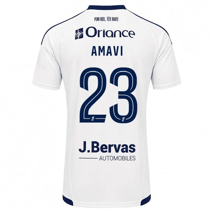 Danxen Herren Jordan Amavi #23 Marineweiß Auswärtstrikot Trikot 2026/27 T-Shirt