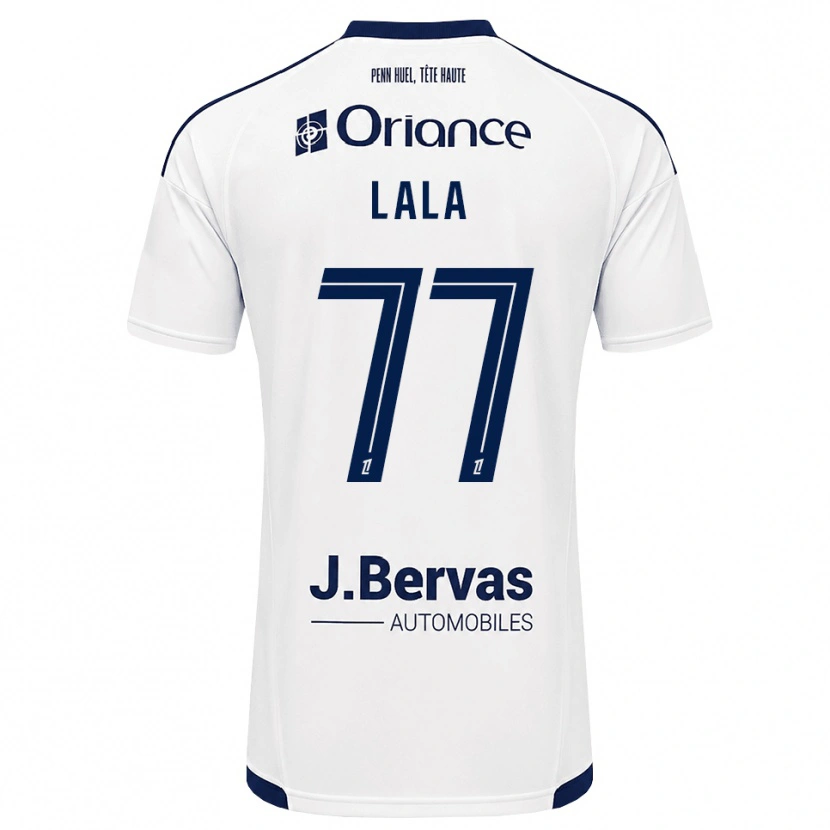 Danxen Herren Kenny Lala #77 Marineweiß Auswärtstrikot Trikot 2026/27 T-Shirt