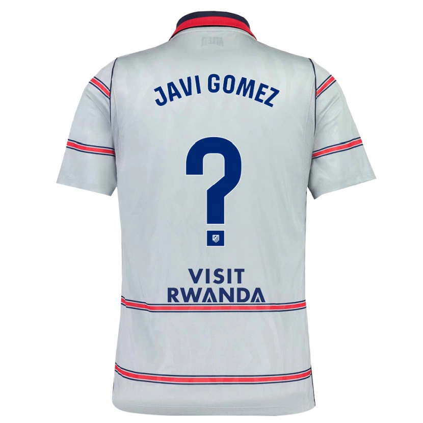 Danxen Herren Javi Gomez #0 Grau Rot Marineblau Ausweichtrikot Trikot 2026/27 T-Shirt