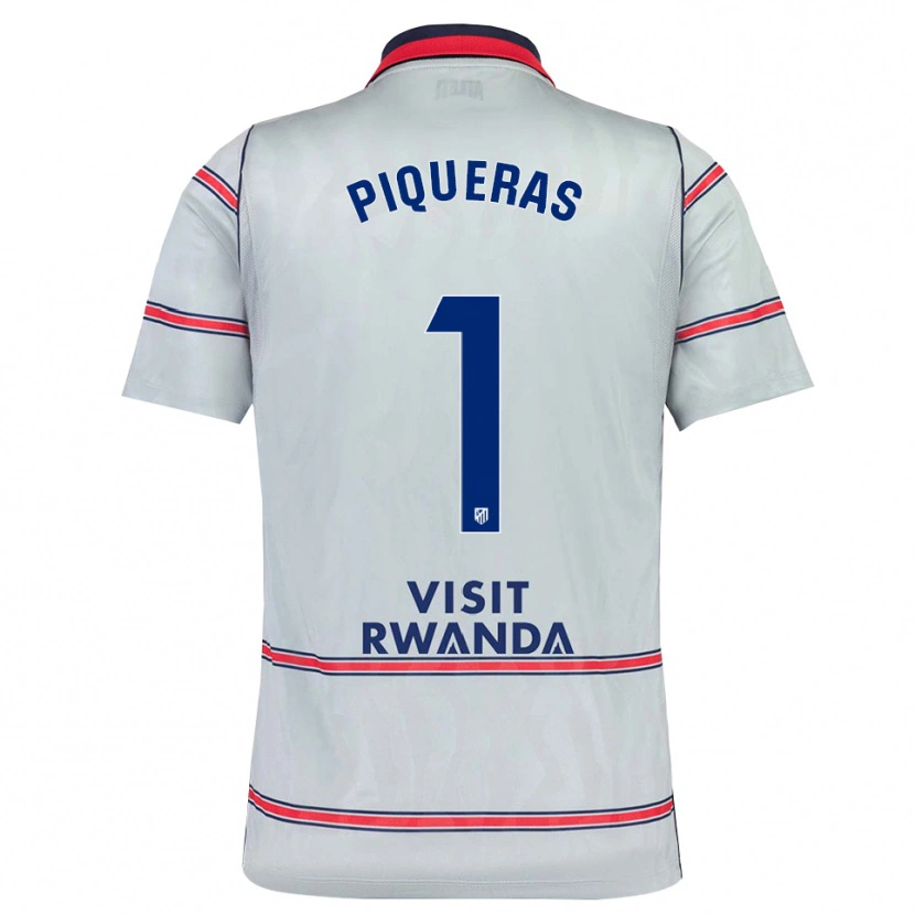 Danxen Herren Diego Piqueras #1 Grau Rot Marineblau Ausweichtrikot Trikot 2026/27 T-Shirt