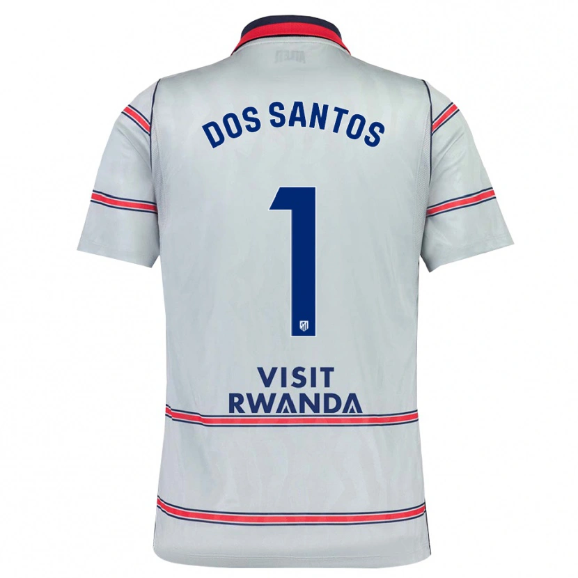 Danxen Herren Alex Dos Santos #1 Grau Rot Marineblau Ausweichtrikot Trikot 2026/27 T-Shirt