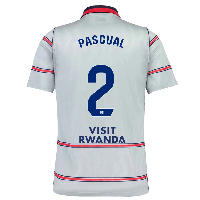 Danxen Herren Martin Pascual #2 Grau Rot Marineblau Ausweichtrikot Trikot 2026/27 T-Shirt