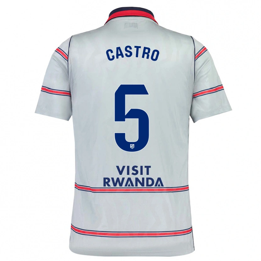 Danxen Herren Oscar Castro #5 Grau Rot Marineblau Ausweichtrikot Trikot 2026/27 T-Shirt
