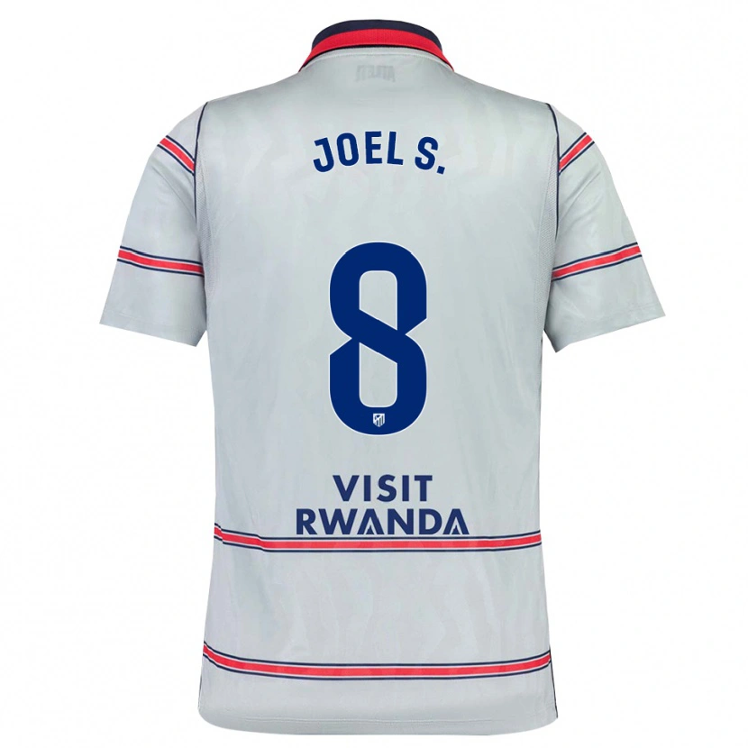 Danxen Herren Joel Sánchez #8 Grau Rot Marineblau Ausweichtrikot Trikot 2026/27 T-Shirt