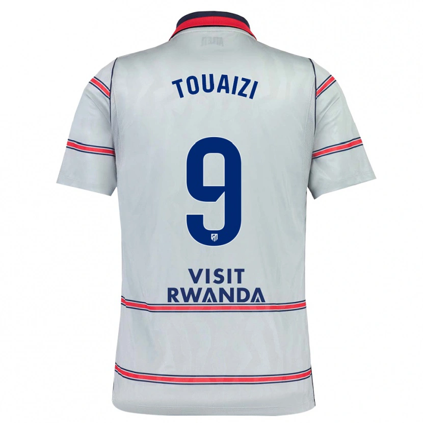 Danxen Herren Nabil Touaizi #9 Grau Rot Marineblau Ausweichtrikot Trikot 2026/27 T-Shirt
