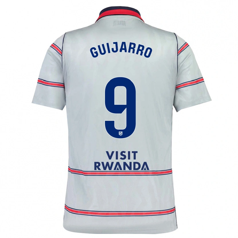 Danxen Herren Sheila Guijarro #9 Grau Rot Marineblau Ausweichtrikot Trikot 2026/27 T-Shirt
