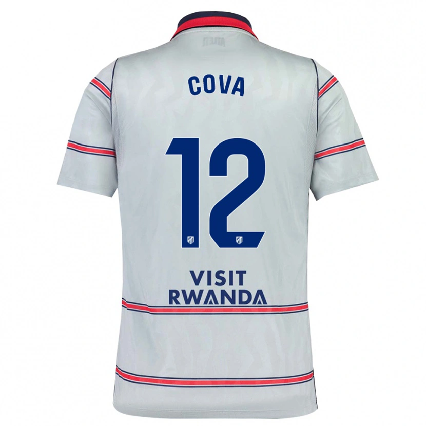 Danxen Herren Adrian Cova #12 Grau Rot Marineblau Ausweichtrikot Trikot 2026/27 T-Shirt
