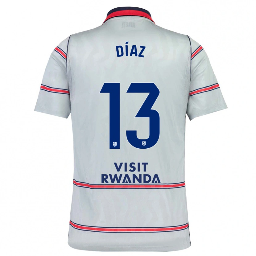 Danxen Herren Diego Díaz #13 Grau Rot Marineblau Ausweichtrikot Trikot 2026/27 T-Shirt