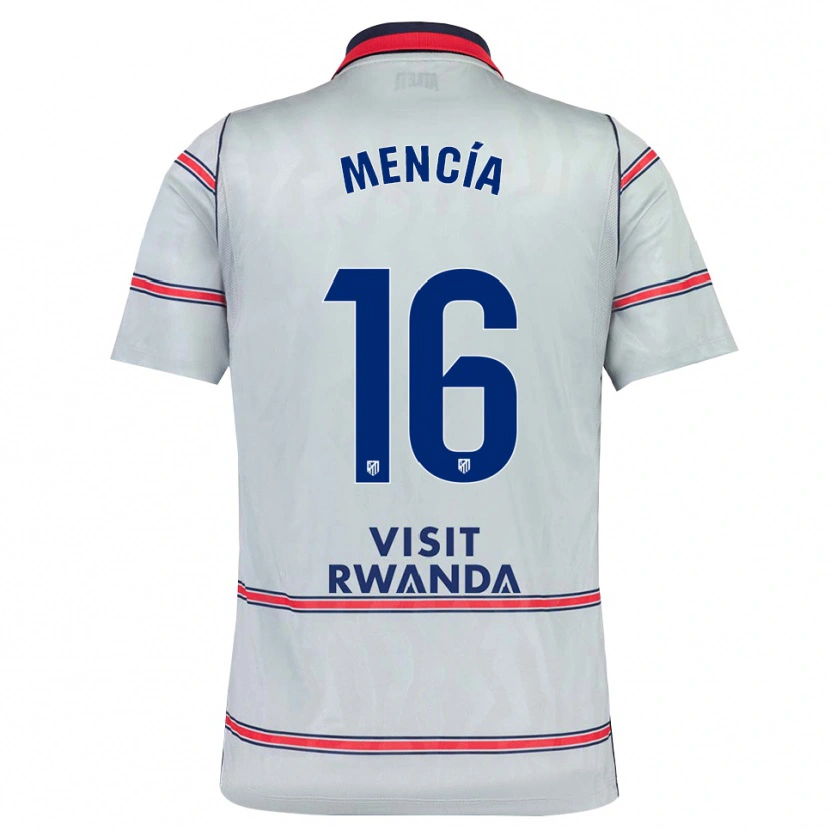 Danxen Herren Ian Mencía #16 Grau Rot Marineblau Ausweichtrikot Trikot 2026/27 T-Shirt