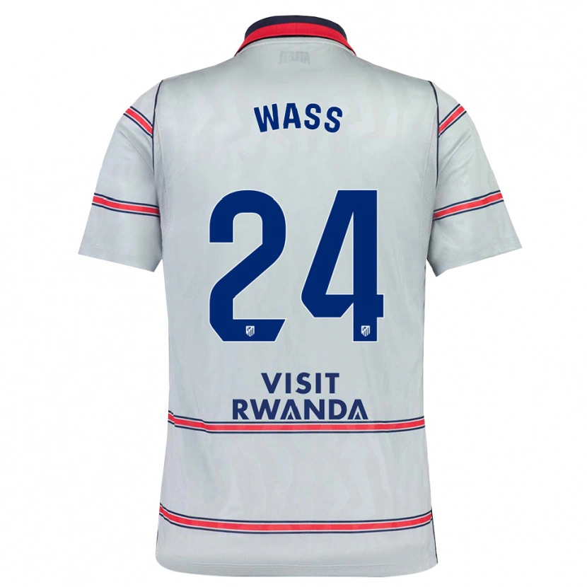 Danxen Herren Daniel Wass #24 Grau Rot Marineblau Ausweichtrikot Trikot 2026/27 T-Shirt