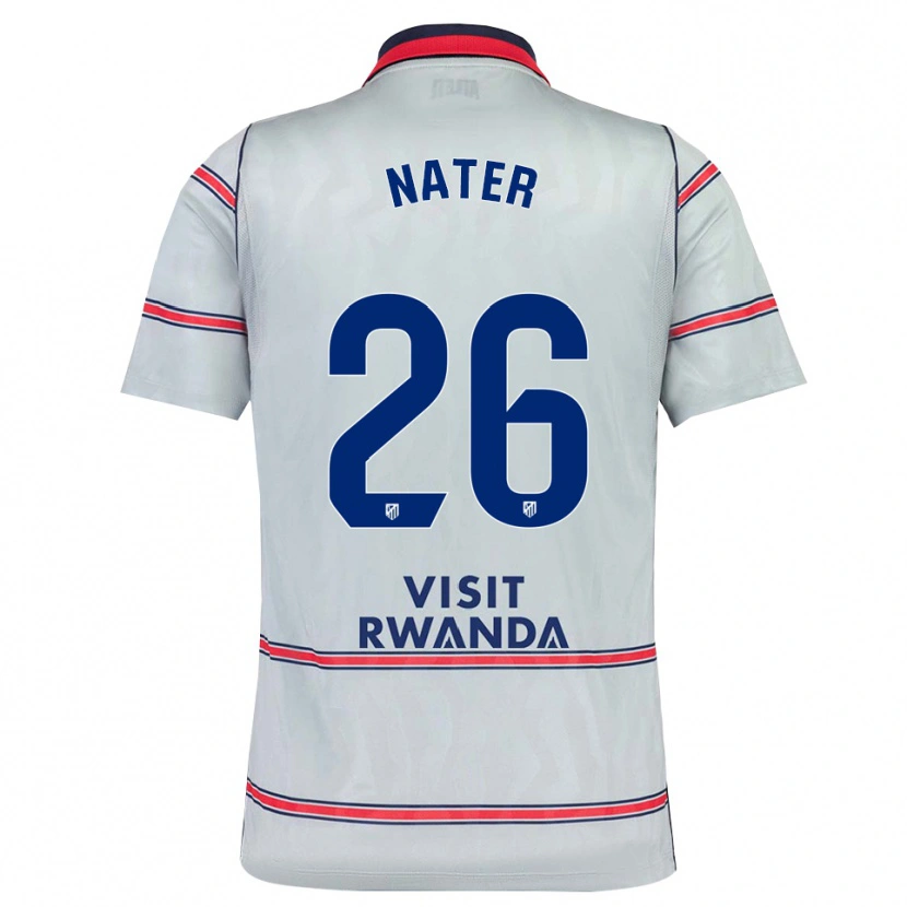 Danxen Herren Silvano Nater #26 Grau Rot Marineblau Ausweichtrikot Trikot 2026/27 T-Shirt