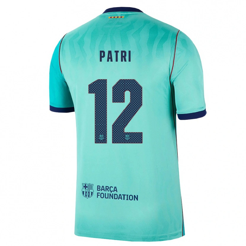 Danxen Herren Patricia Guijarro #12 Aqua Dunkeltürkis Königsblau Ausweichtrikot Trikot 2026/27 T-Shirt