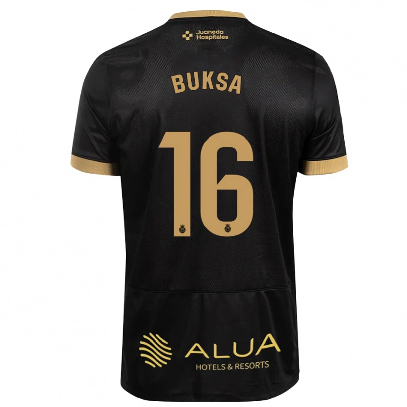 Danxen Herren Adam Buksa #16 Schwarz Sandbraun Burly Wood Auswärtstrikot Trikot 2026/27 T-Shirt