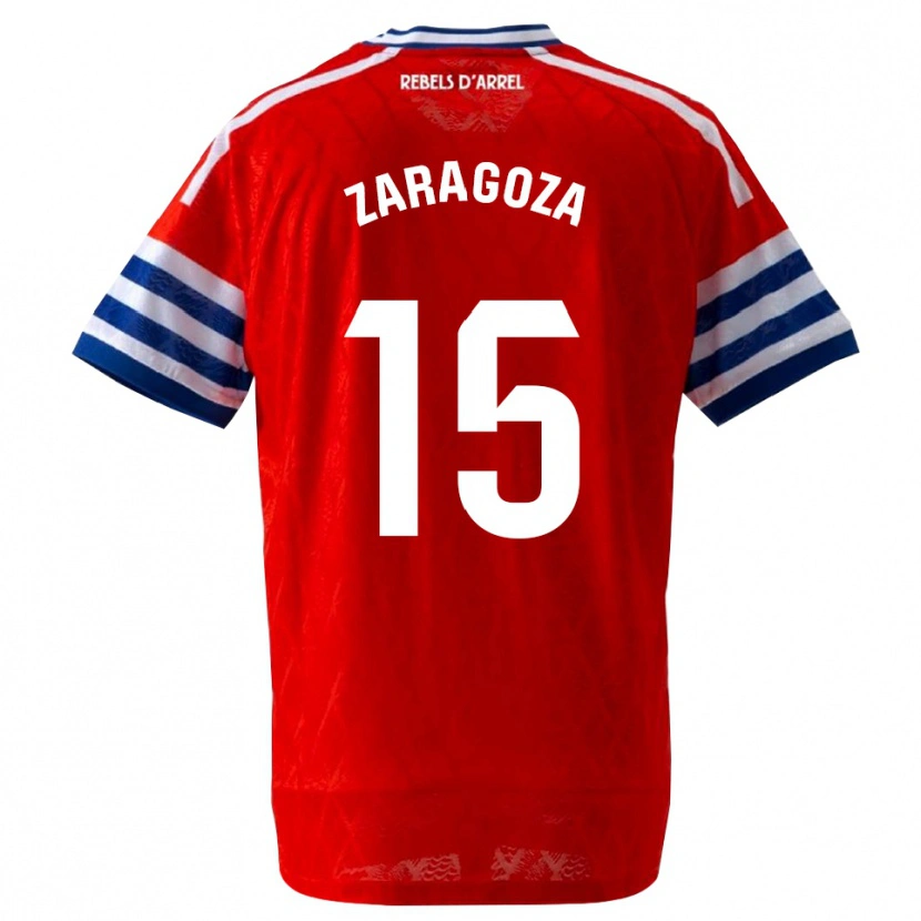 Danxen Herren Bryan Zaragoza #15 Königsblau Rot Auswärtstrikot Trikot 2026/27 T-Shirt