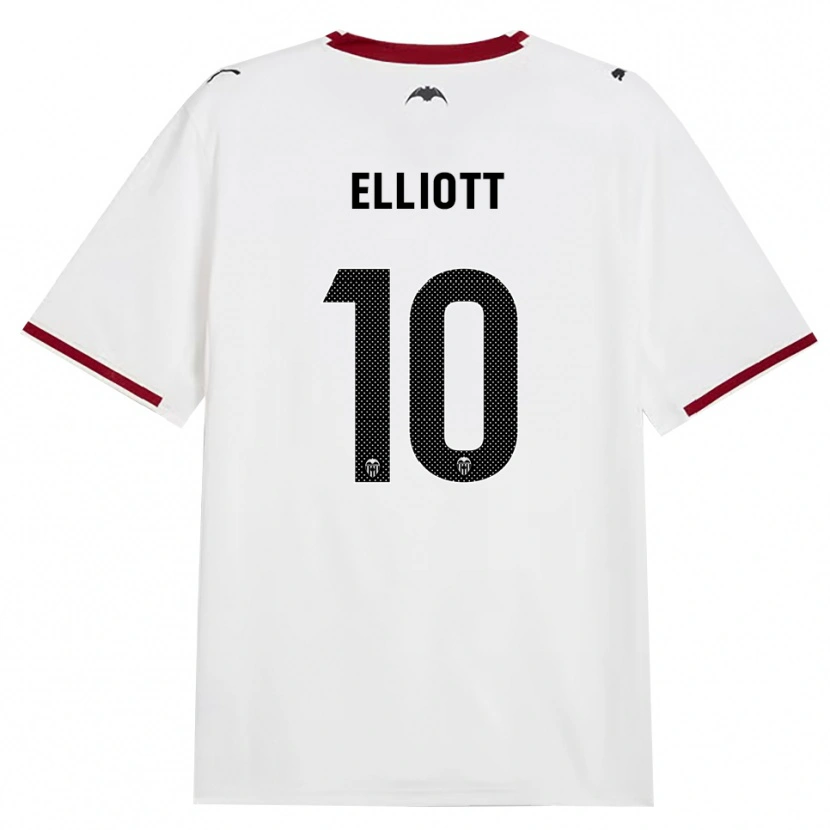Danxen Damen Harvey Elliott #10 Schwarz Weiß Rot Gelb Heimtrikot Trikot 2026/27 T-Shirt