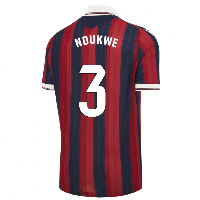 Danxen Damen Ifeanyi Ndukwe #3 Mitternachtsblau Rot Heimtrikot Trikot 2026/27 T-Shirt