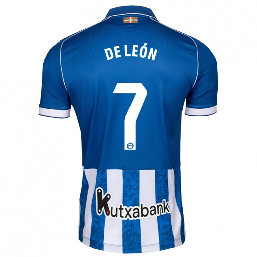 Danxen Damen José De León #7 Blau Weiß Schwarz Heimtrikot Trikot 2026/27 T-Shirt