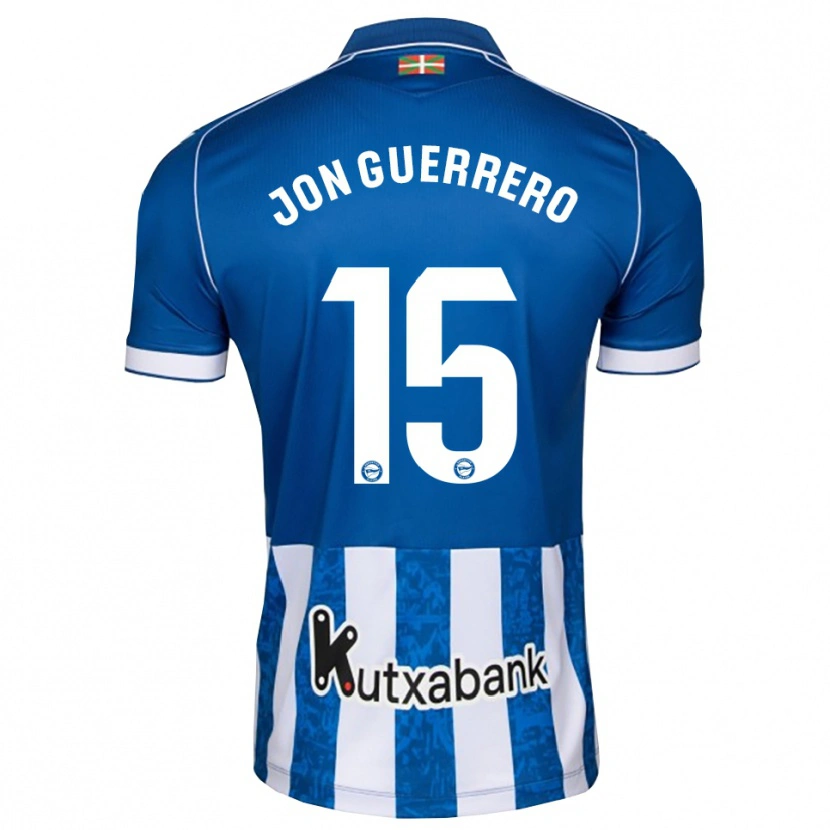 Danxen Damen Julen Jon Guerrero #15 Blau Weiß Schwarz Heimtrikot Trikot 2026/27 T-Shirt