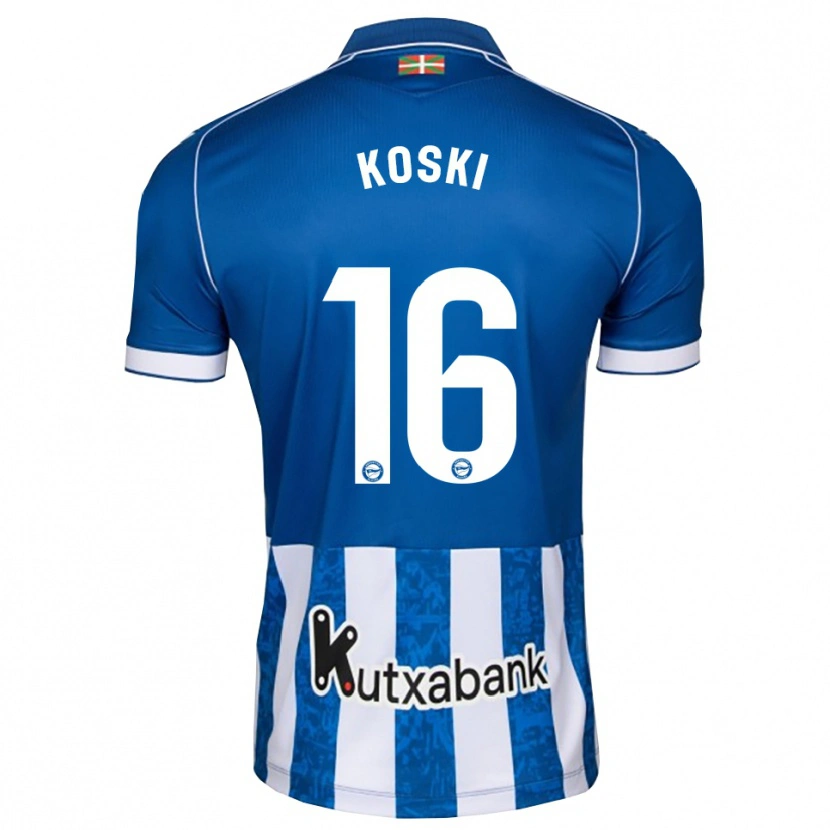 Danxen Damen Ville Koski #16 Blau Weiß Schwarz Heimtrikot Trikot 2026/27 T-Shirt