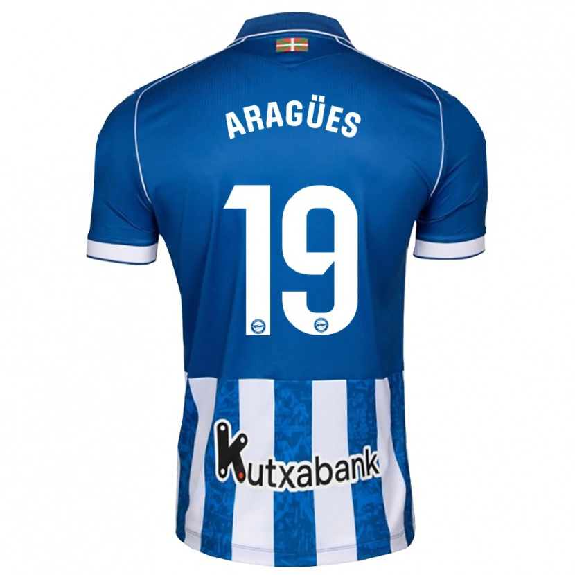 Danxen Damen Chema Aragües #19 Blau Weiß Schwarz Heimtrikot Trikot 2026/27 T-Shirt